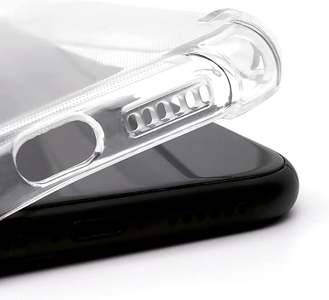 GANAN Schutzhülle kompatibel mit iPhone XS, Schutzhülle Bumper, stoßfest, transparent