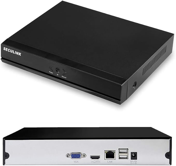 Seculink 16-Kanal 4K NVR (1080p / 3MP / 4MP / 5MP / 8MP) Ultra HD Netzwerk-Videorecorder Cloud P2P-Fernbedienung (16-CH)