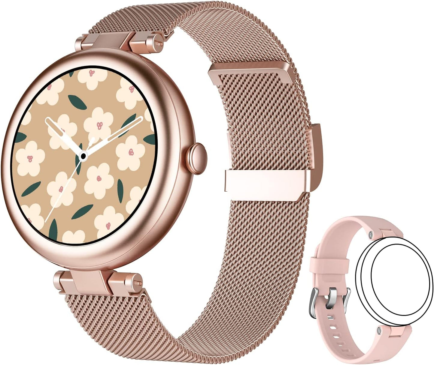 SHANG WING Lynn Smartwatch Damen,1.1 Zoll Klein