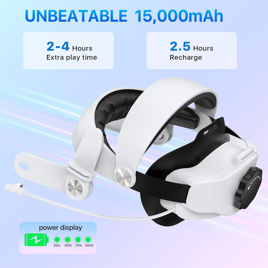 Adicop Elite Strap/Gaming Kopfband kompatibel mit Quest 3
