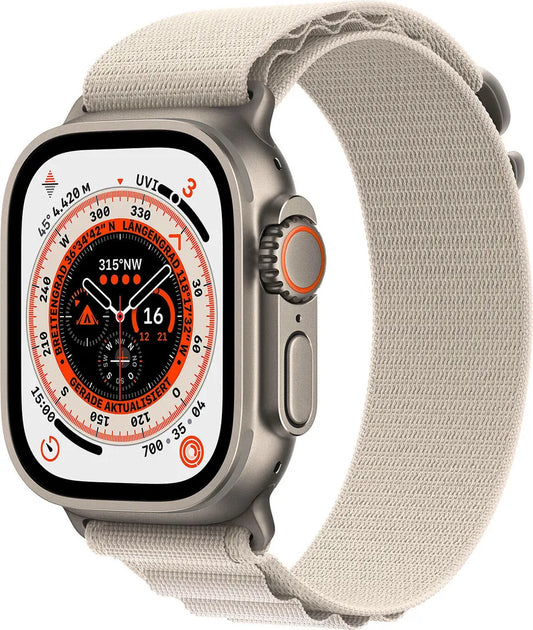 Apple Watch Ultra GPS + Cellular 49mm Titanium mit Alpine Loop Small