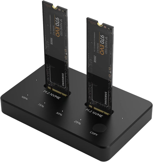 Dual M.2 SSD Docking Station
