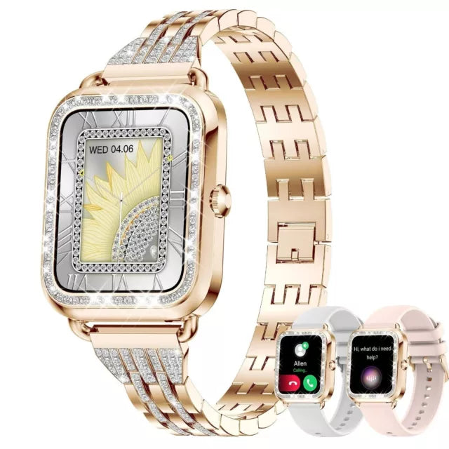 Fitonyo Smartwatch in gold/diamant