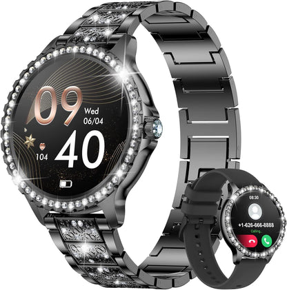 Fitonyo Smartwatch schwarz/diamant
