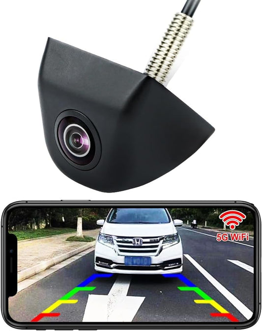GreenAuto WiFi Rückfahrkamera, 5G 720P HD mit 160 Grad Weit Betrachtungswinkel