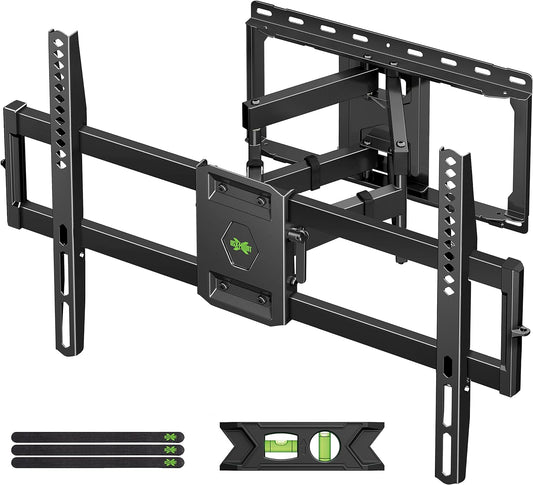 USX-MOUNT TV Wandhalterung Schwenkbar Neigbar für 47-84 Zoll LED, LCD, Plasma TV,Doppelarm bis zu 60kg