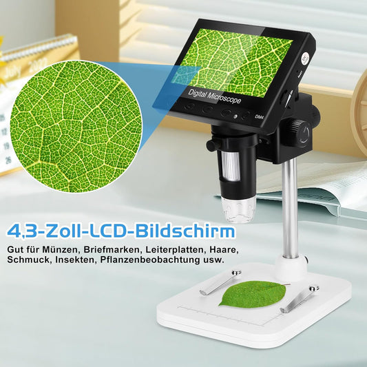 WADEO 4,3-Zoll-LCD-Digitalmikroskop
