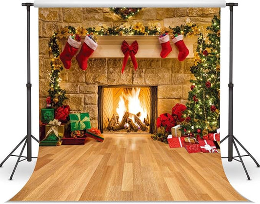 Weihnachtlicher Hintergrund für Fotografie (CP-282-1210/Größe: 12X10FT)