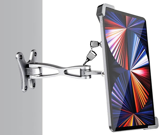 Woleyi Anti-Diebstahl Tablet Wandhalterung, Heavy Duty/Abschließbar/ Wand-Halterung für 7-11" Tablets