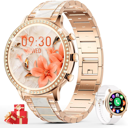 ZKCREATION-Smartwatch Damen mit Telefonfunktion