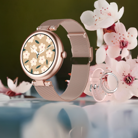 SHANG WING Lynn Smartwatch Damen,1.1 Zoll Klein