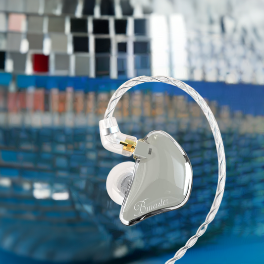 BASN Bmaster In-Ear-Kopfhörer, dreifache Treiber, mit zwei abnehmbaren Kabeln, passend für Audio-Ingenieur, Musiker