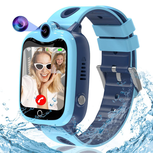 Kesasohe Kinder Smartwatch 4G GPS Videoanruffunktion