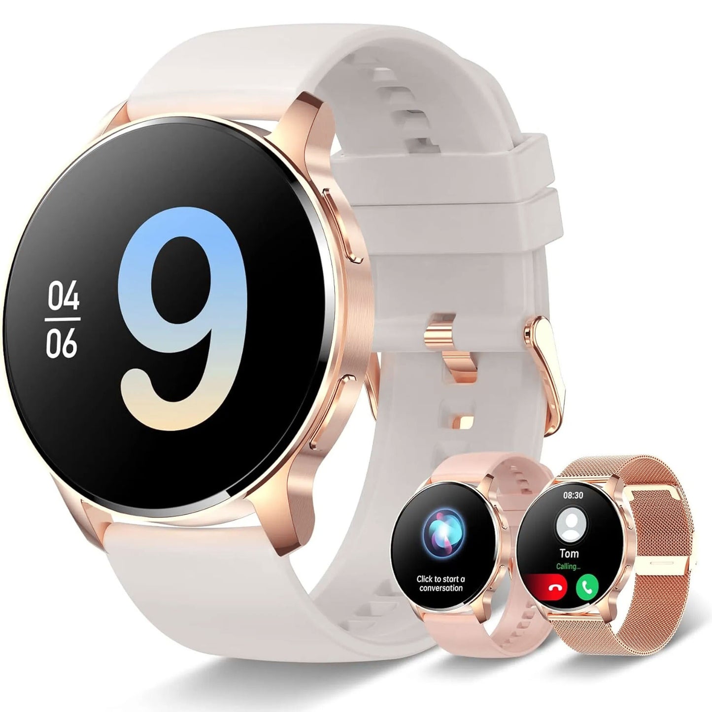 Laret Smartwatch 1.32 Zoll mit Telefonfunktion