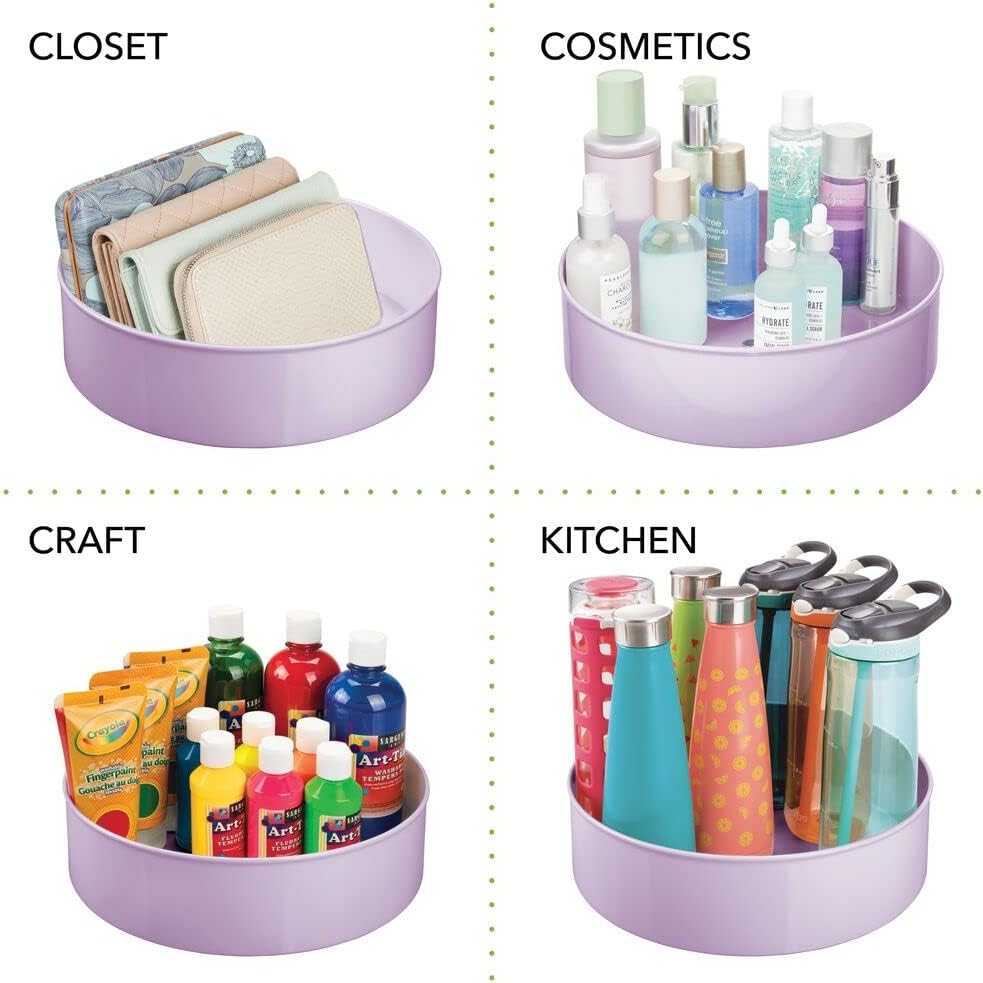 mDesign drehbarer Küchen-Organizer/platzsparende Aufbewahrungsbox